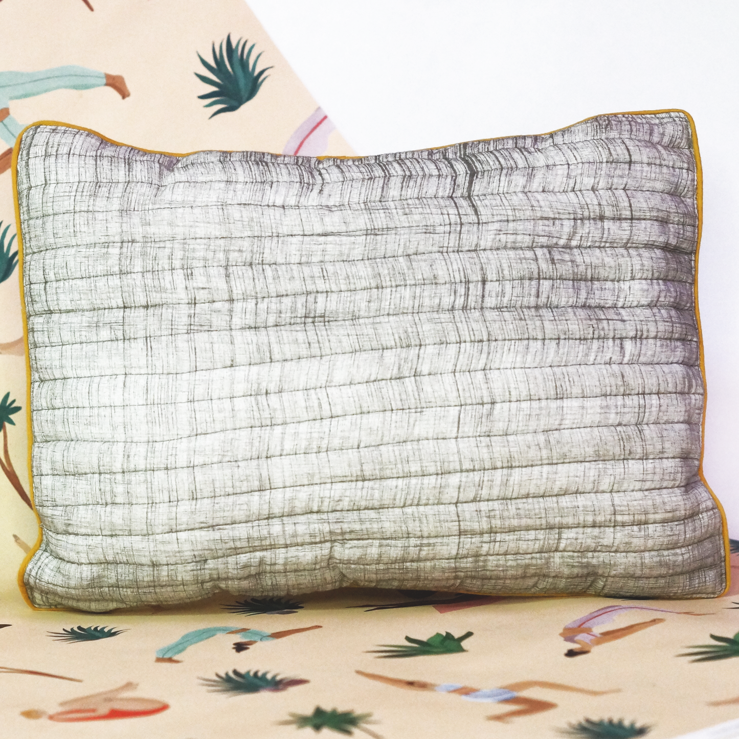 Soft Grey Baby Pillow