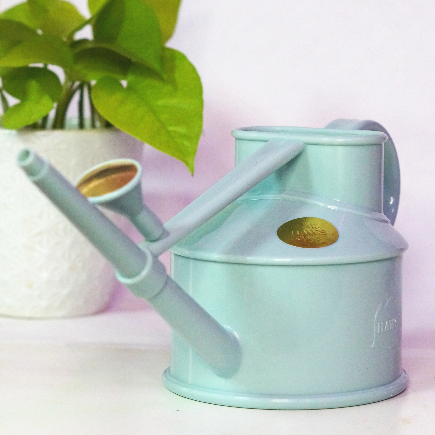 Haws watering can 1 pint - Blue