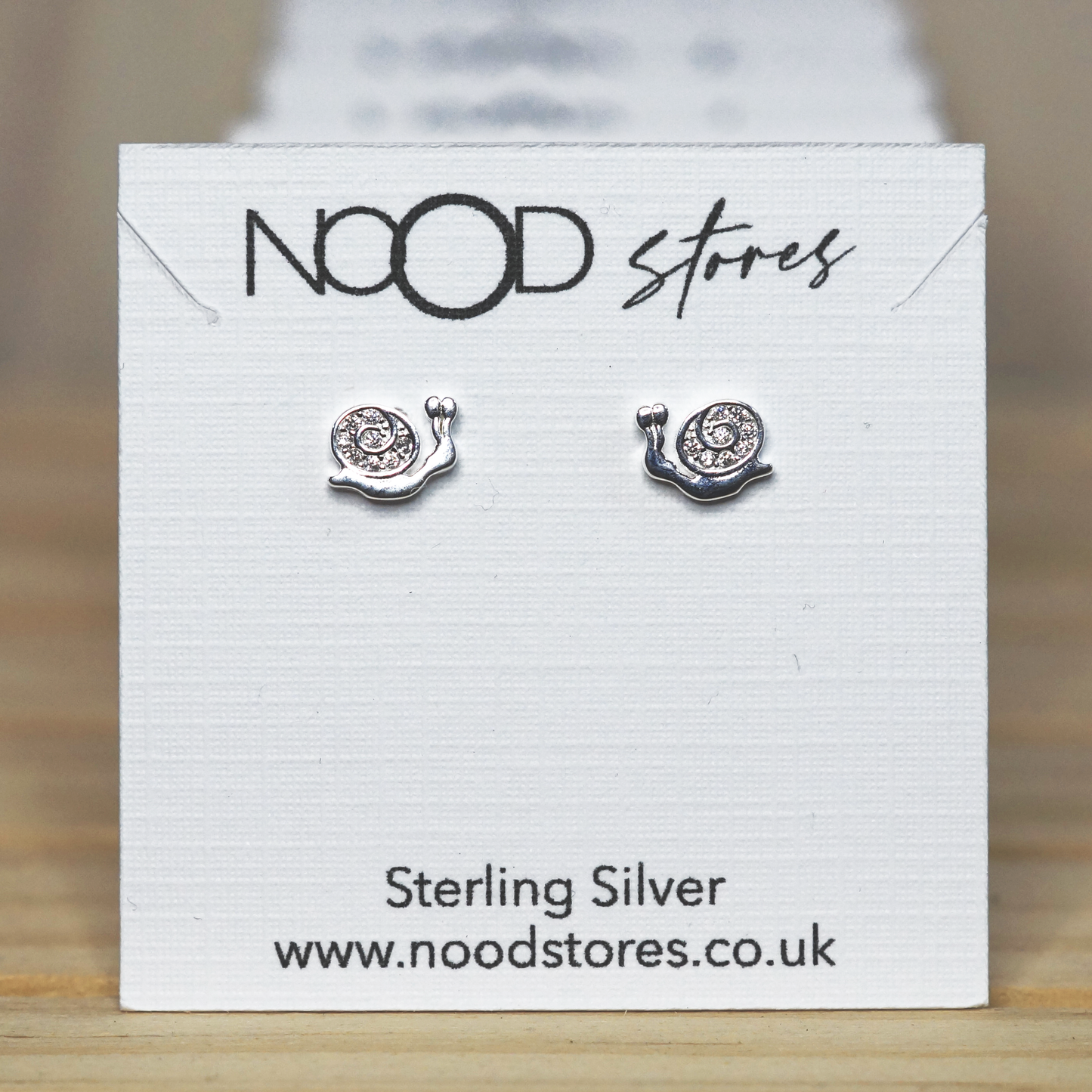 Silver Snail Earrings