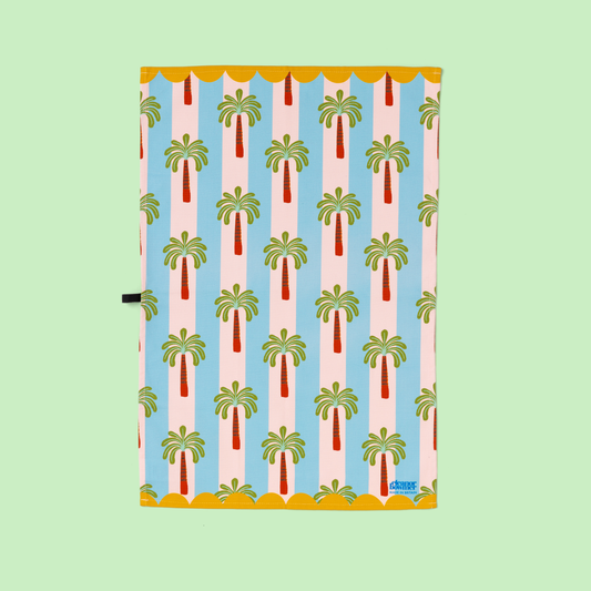 Electric Coast Palm Riviera Tea Towel