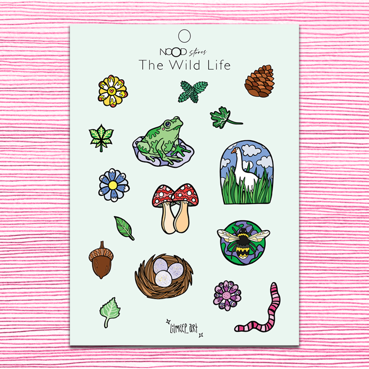 Wild Life Sticker Sheet