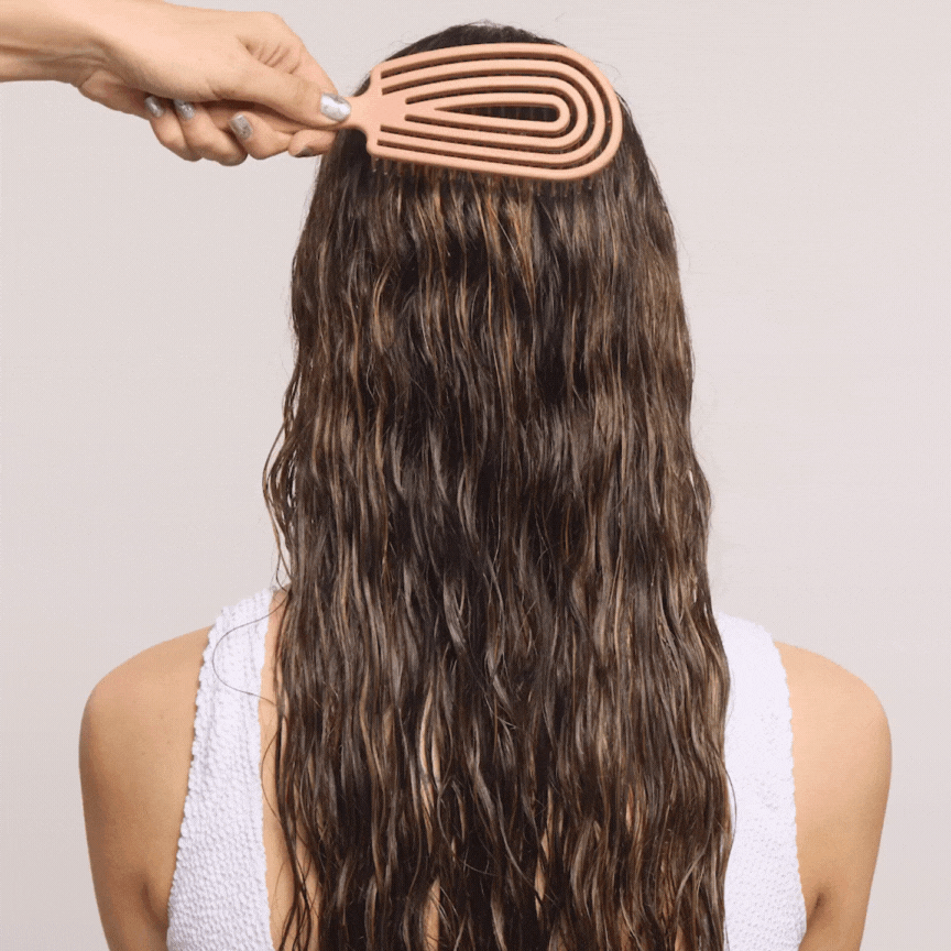 Detangling Flexi Brush - Terracotta