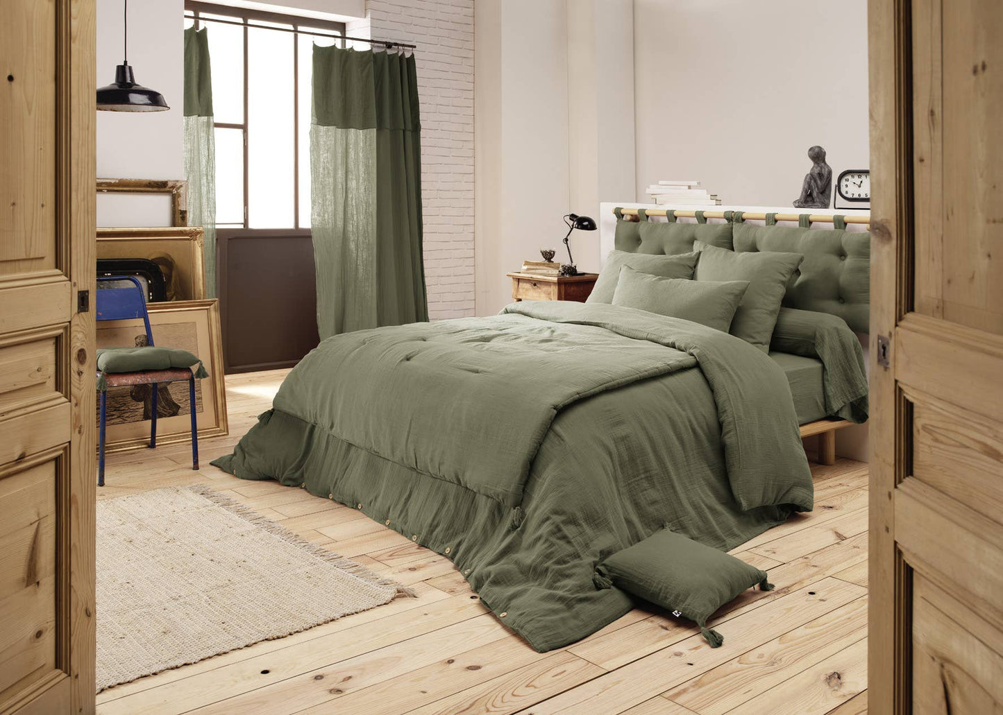 GAÏA Rosemary Cotton Gauze Quilt