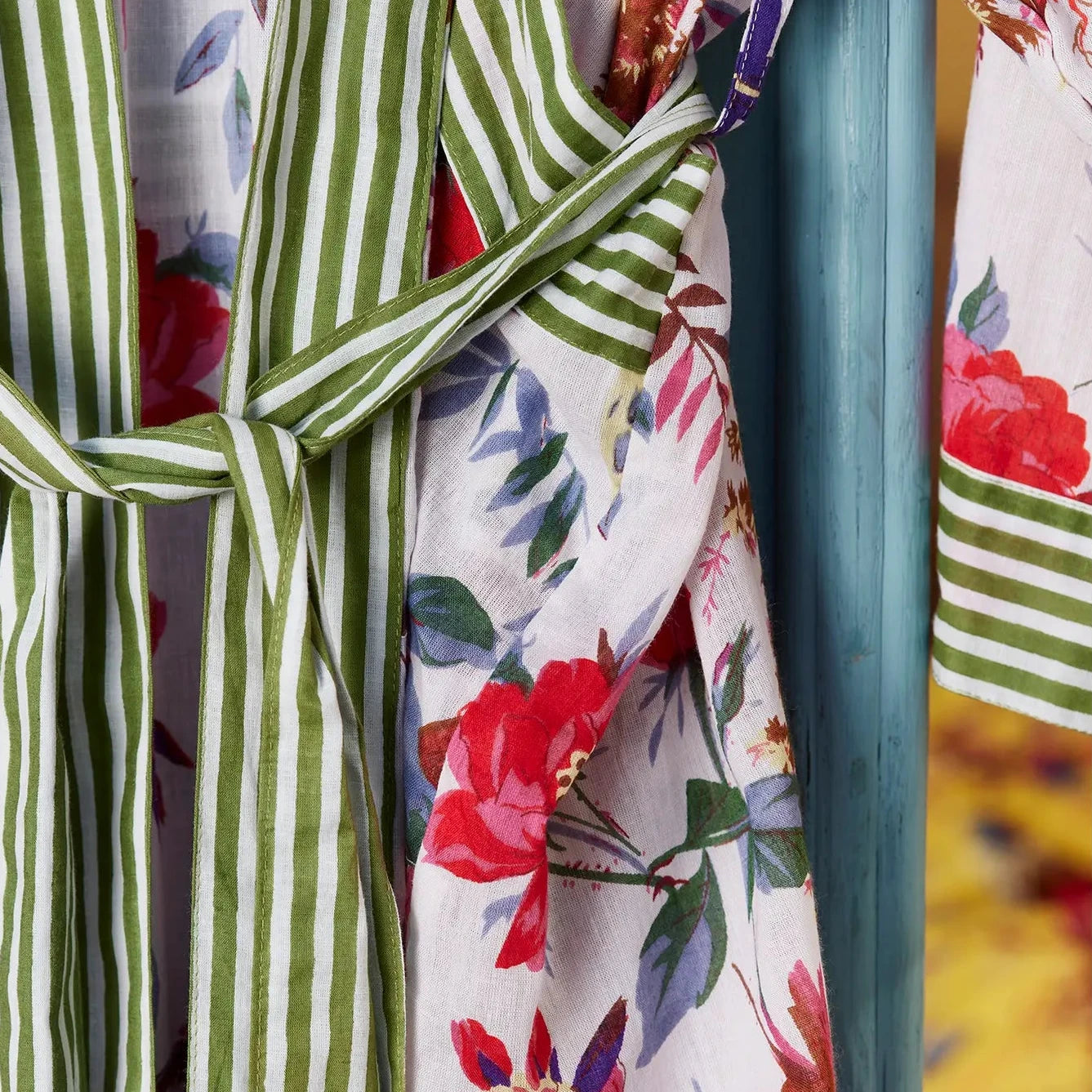 Birds of Paradise Dressing Gown - 100% Cotton