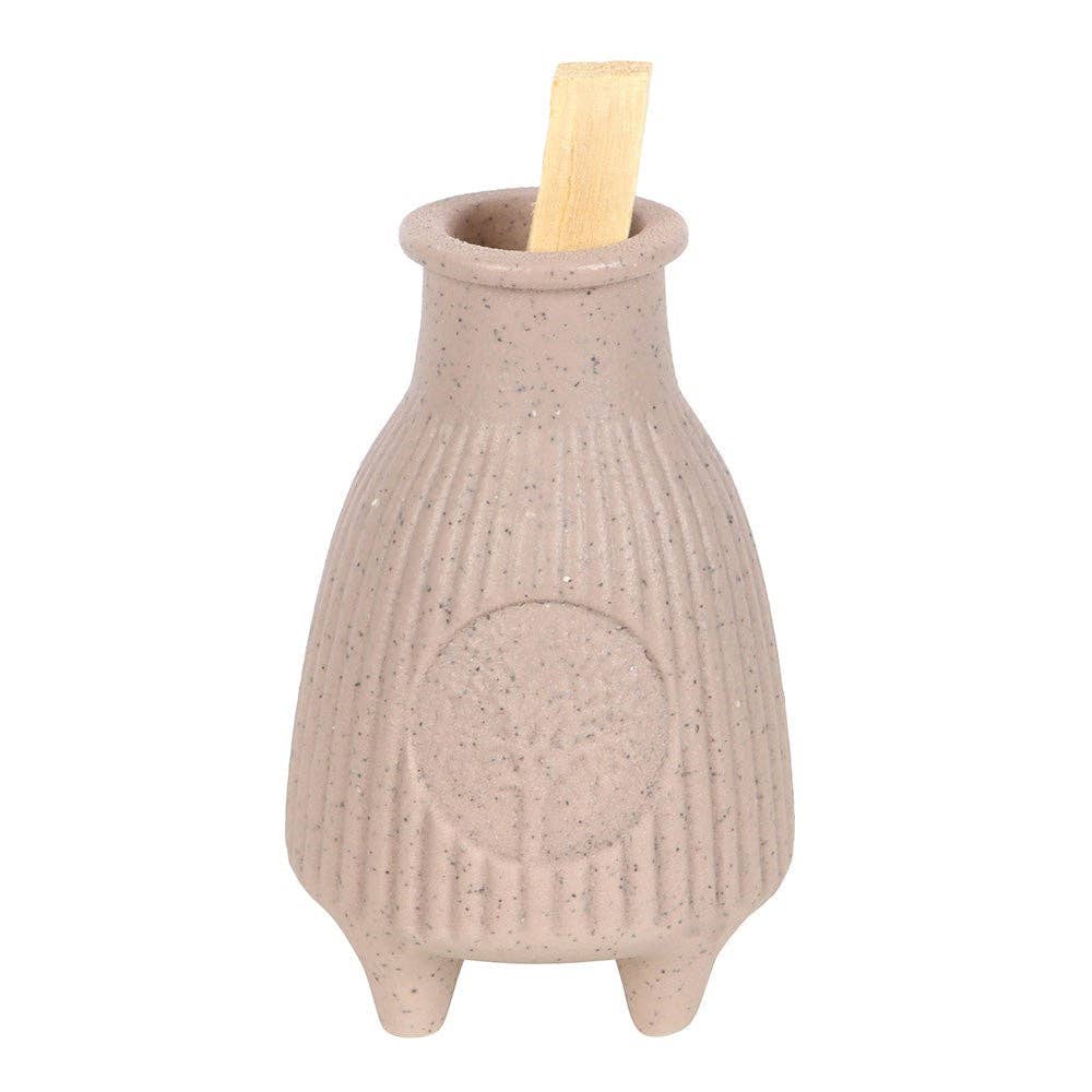 Ribbed Palo Santo Sacred Wood Stick Burner