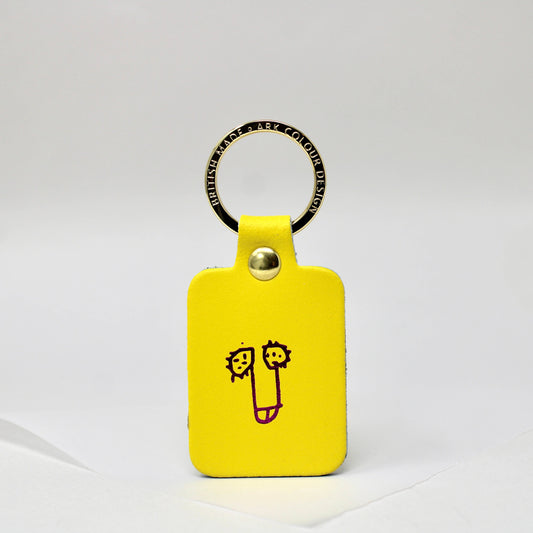 Willy Key Fob: Bright Yellow