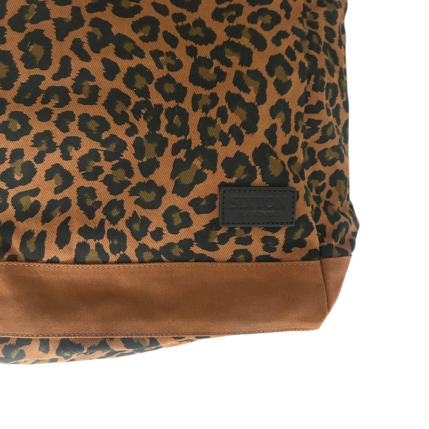 Clovelly backpack  - brown leopard print