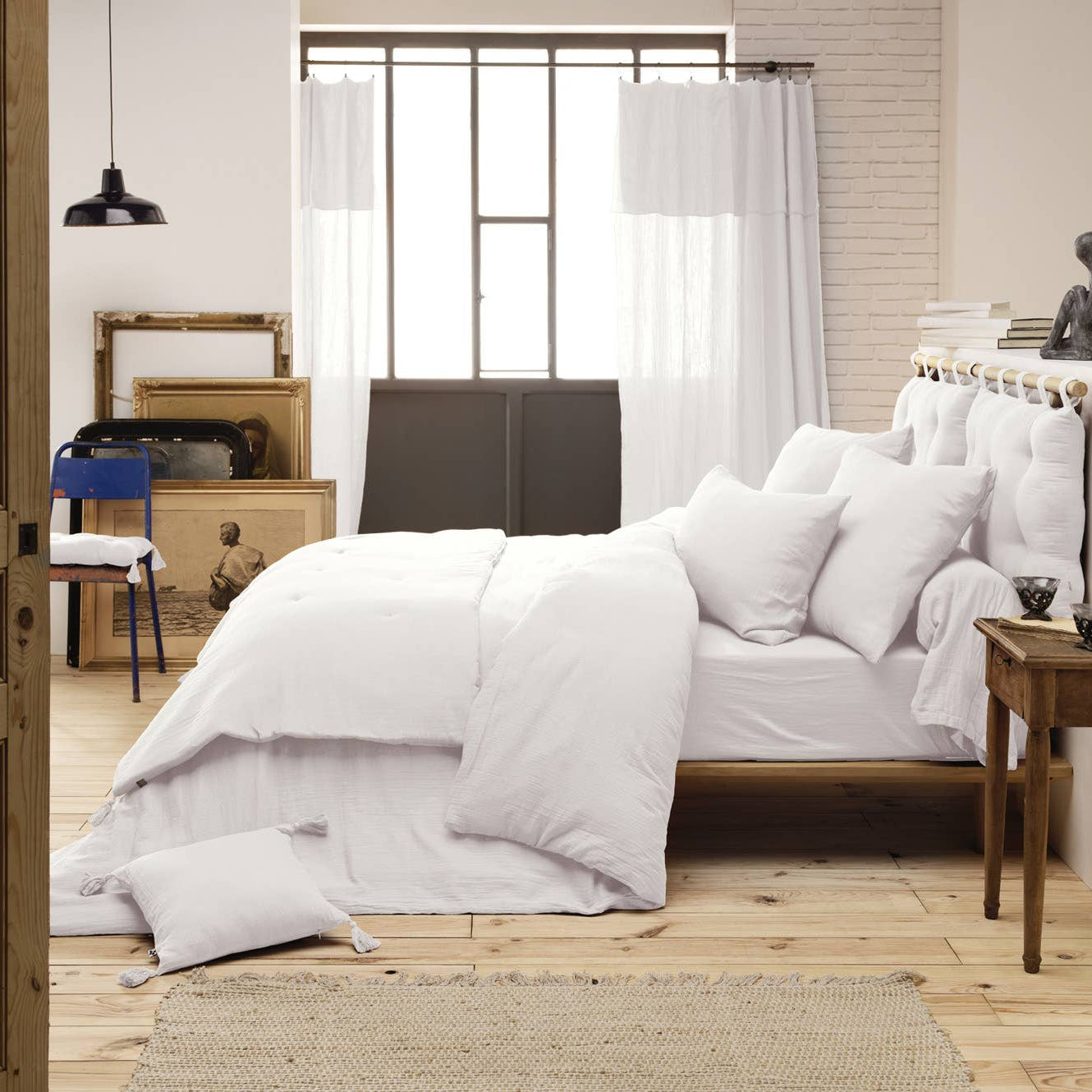 GAÏA Chantilly Cotton Gauze Quilt 150 x 150 cm