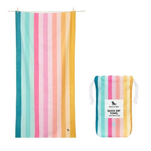 Dock & Bay Quick Dry Towel - Coastal Candy - Large