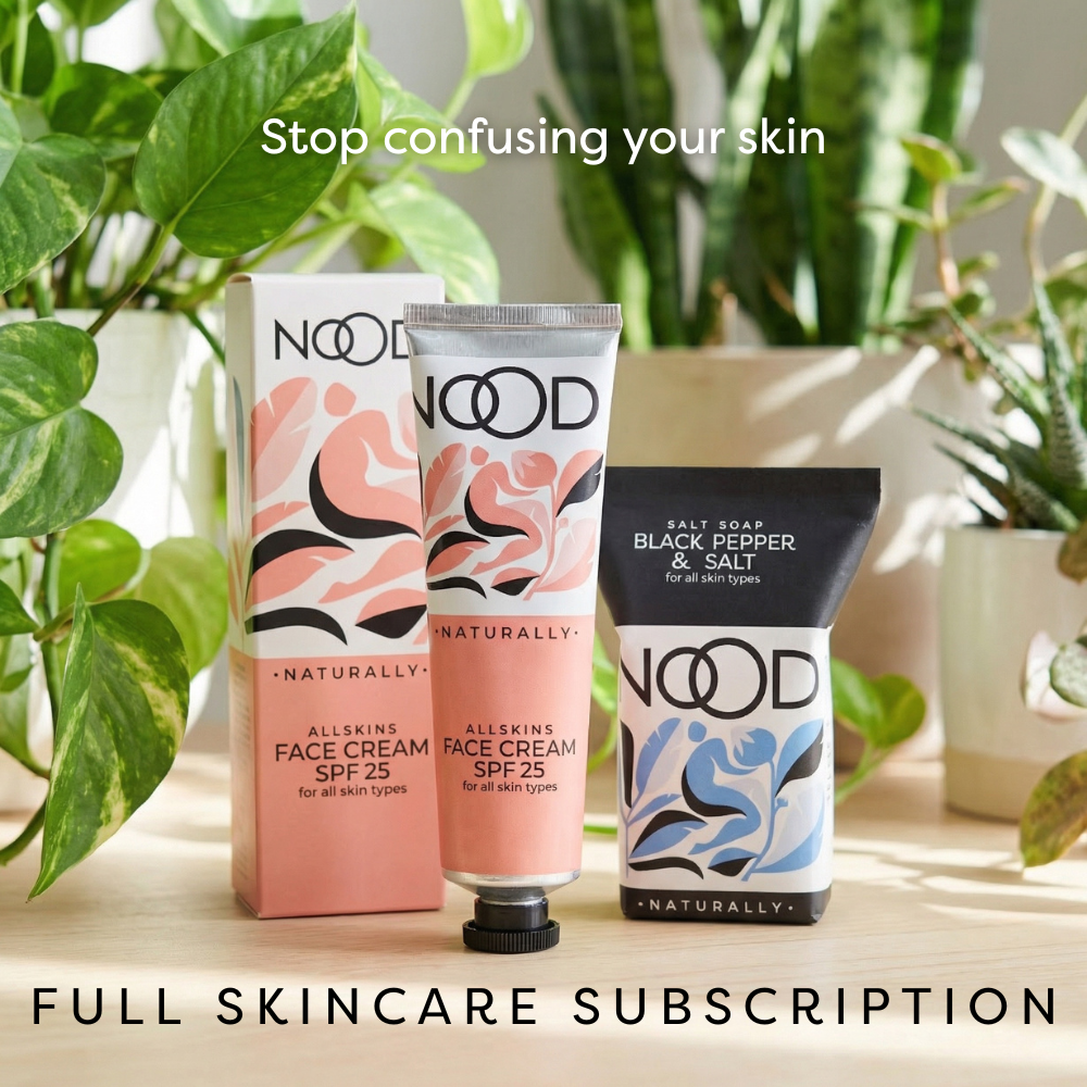 Natural Skincare Subscription Box – Salt Soap & Face Cream SPF25