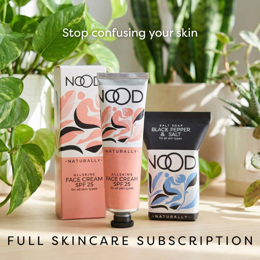 Natural Skincare Subscription Box – Salt Soap & Face Cream SPF25