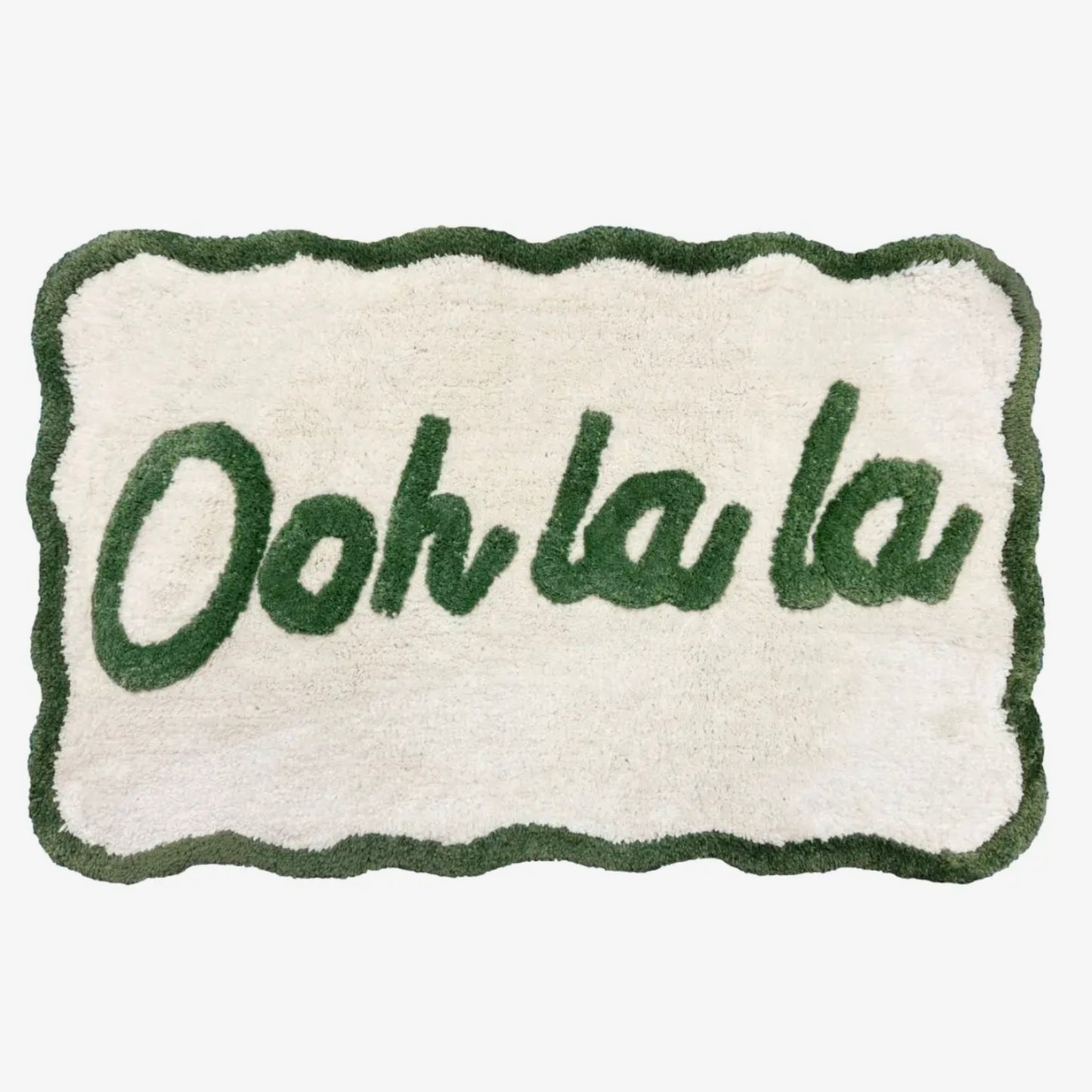 Ooh La La Scalloped Non Slip Bath Mat