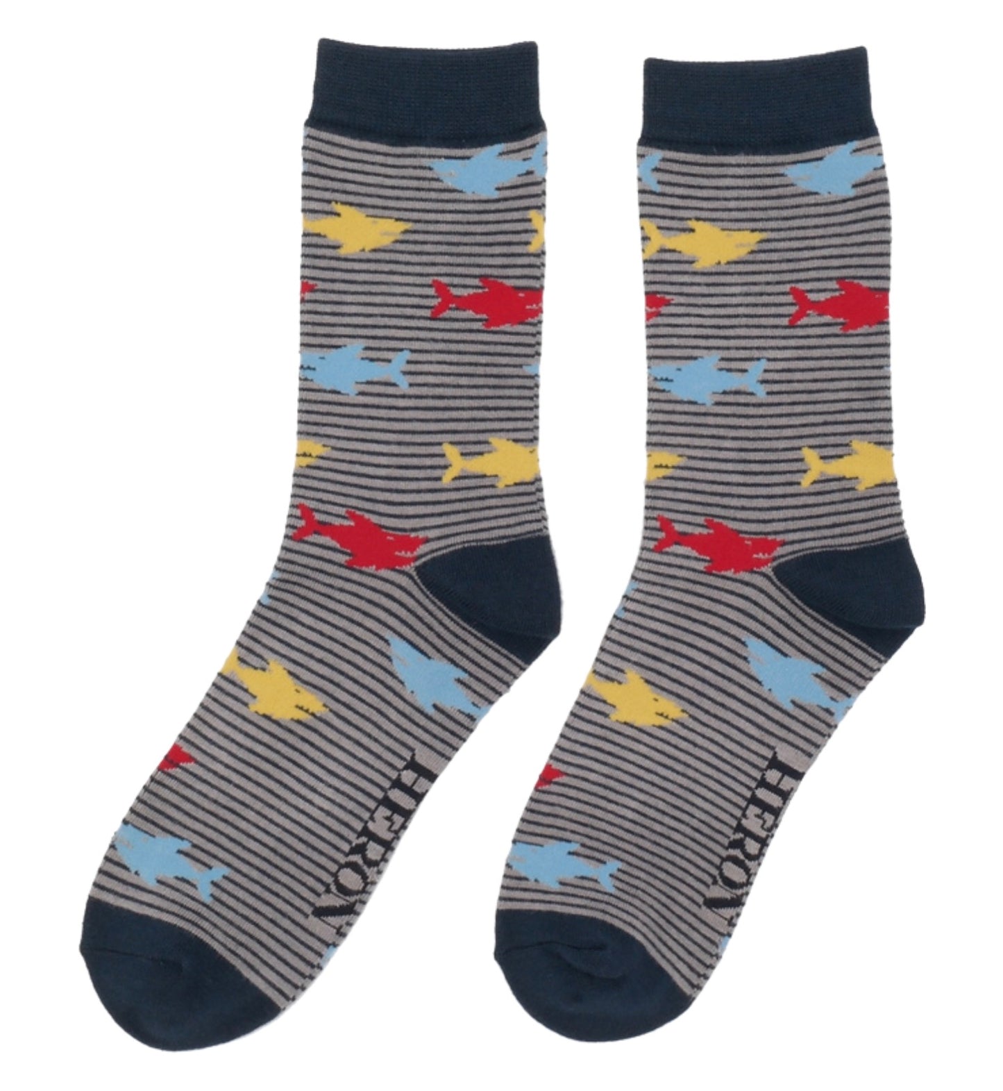 Shark Grey Bamboo Socks
