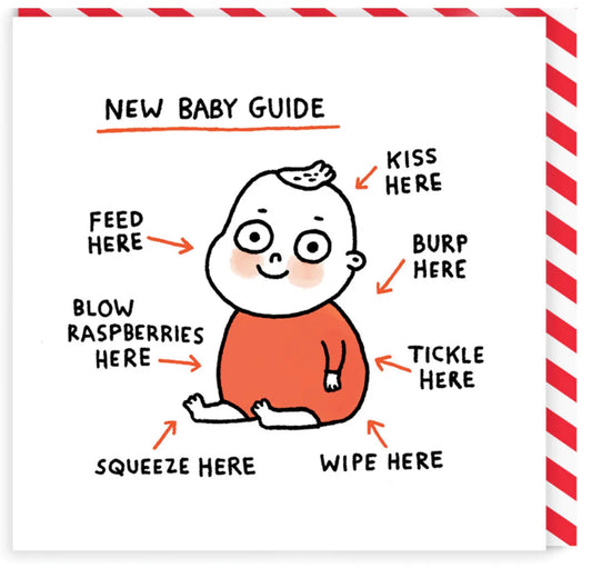 New Baby Guide Greeting Card