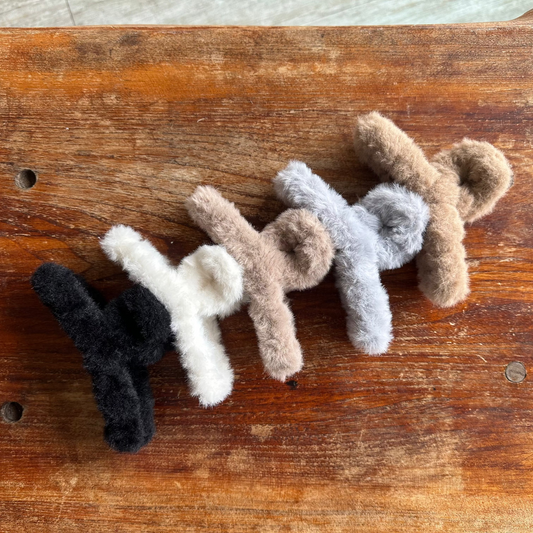 Plush Claw Hair Clip