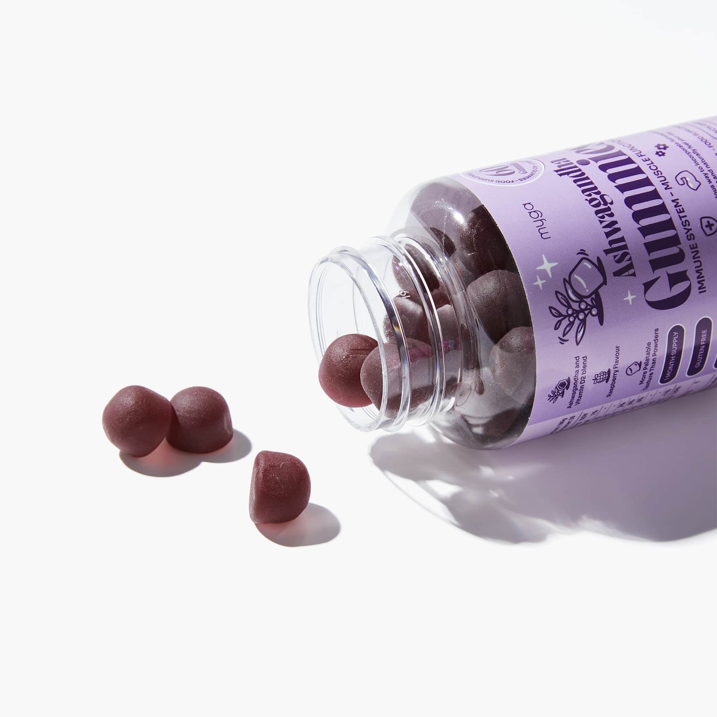 Ashwagandha Gummies - Raspberry Immune System & Muscle Function