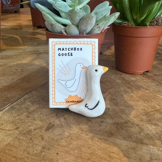 Matchbox Goose - Samramics Pottery
