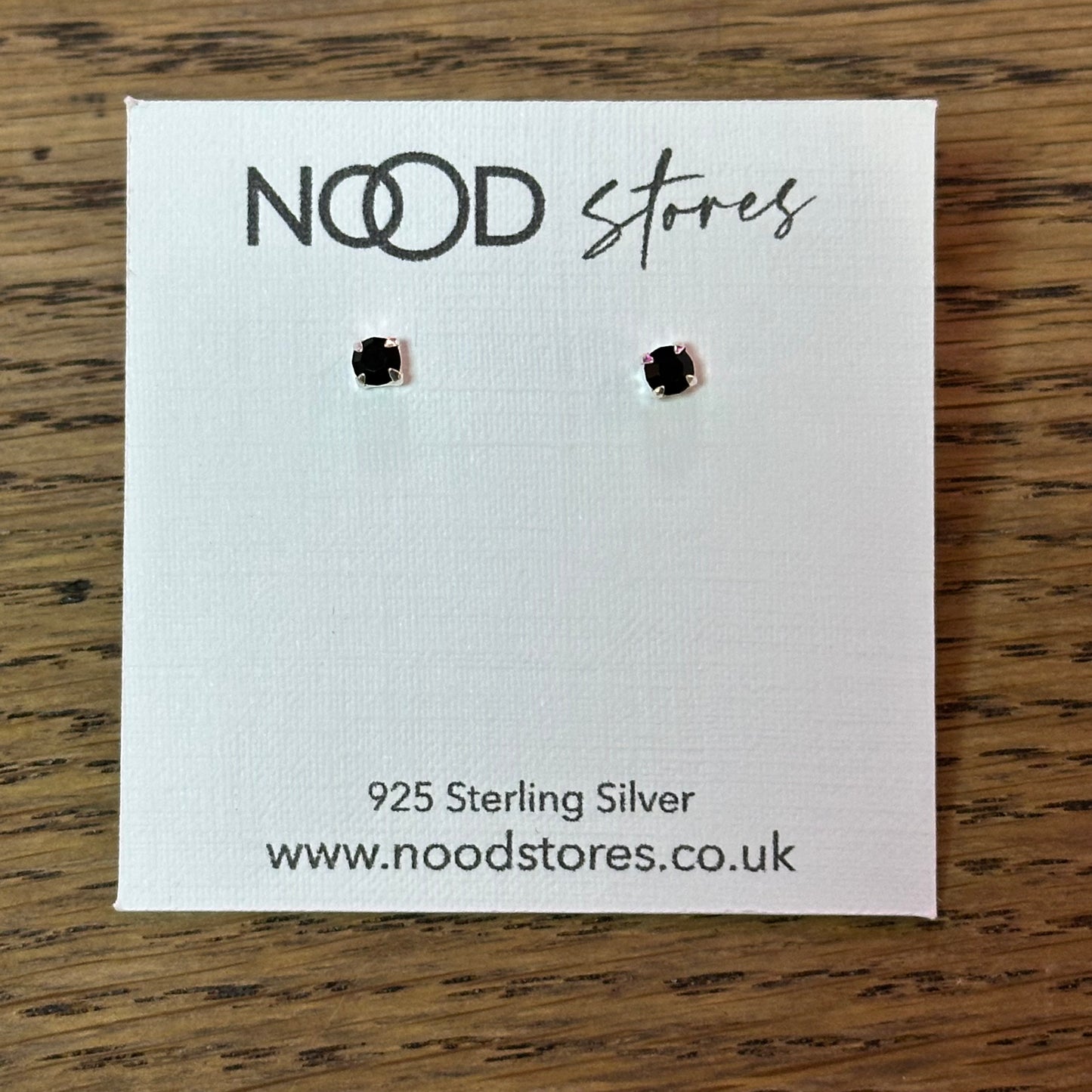 Black Gem Studs
