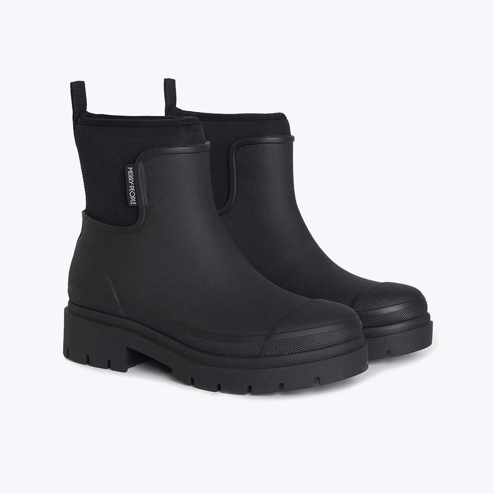 Tully Ankle Wellies - Black - Merry People