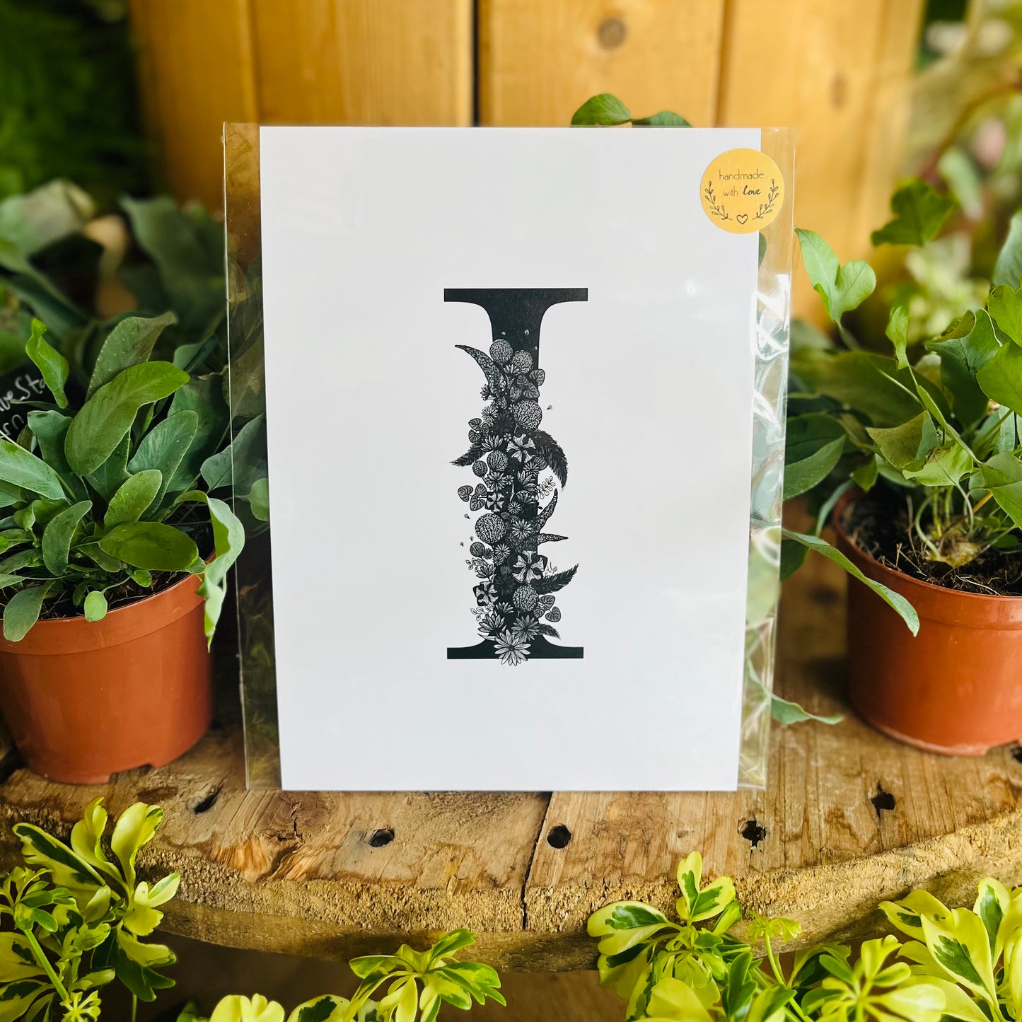 A6 Floral Alphabet Print - Beastberry Designs