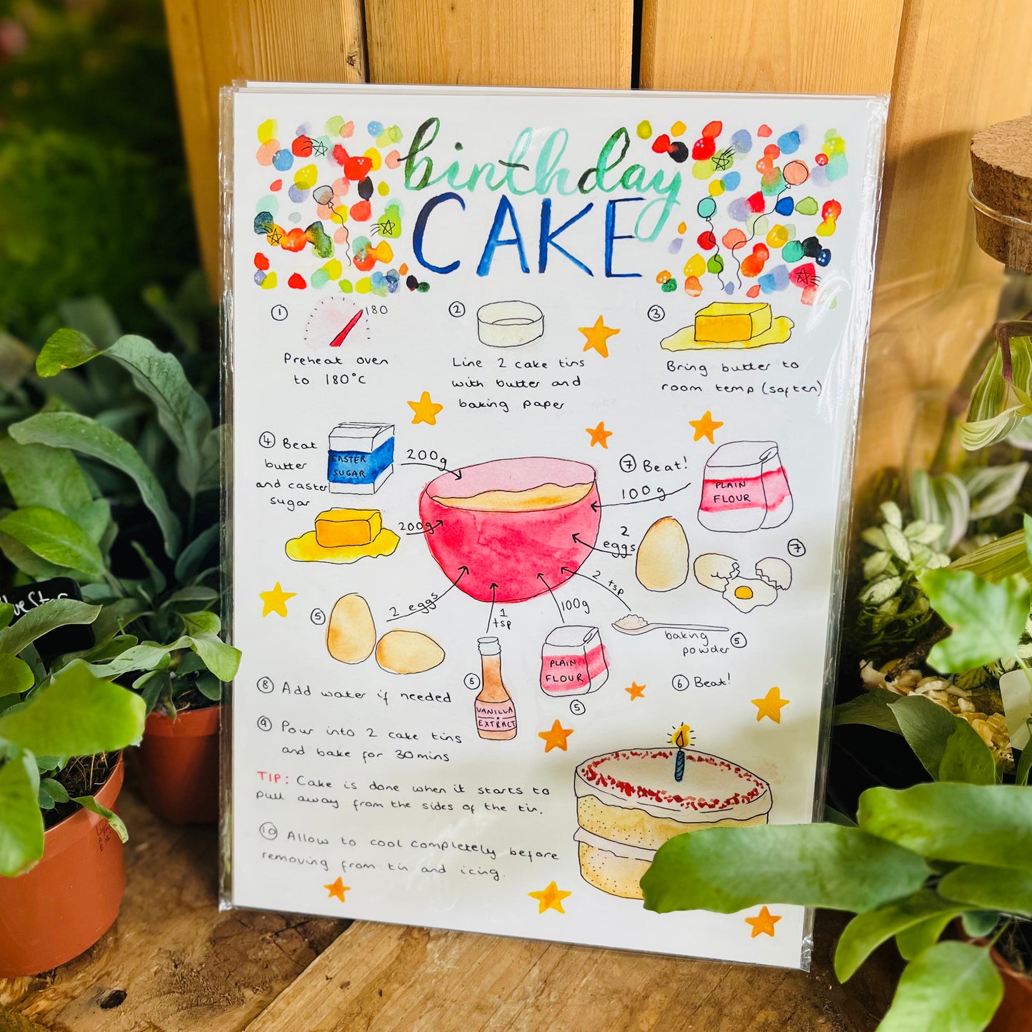 Cakes A4 Prints