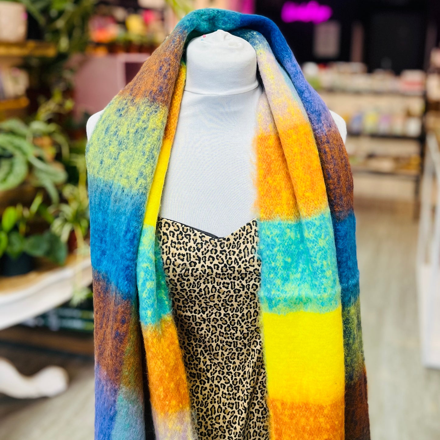 Miss Sparrow Autumnal Multicolour Thick Scarf