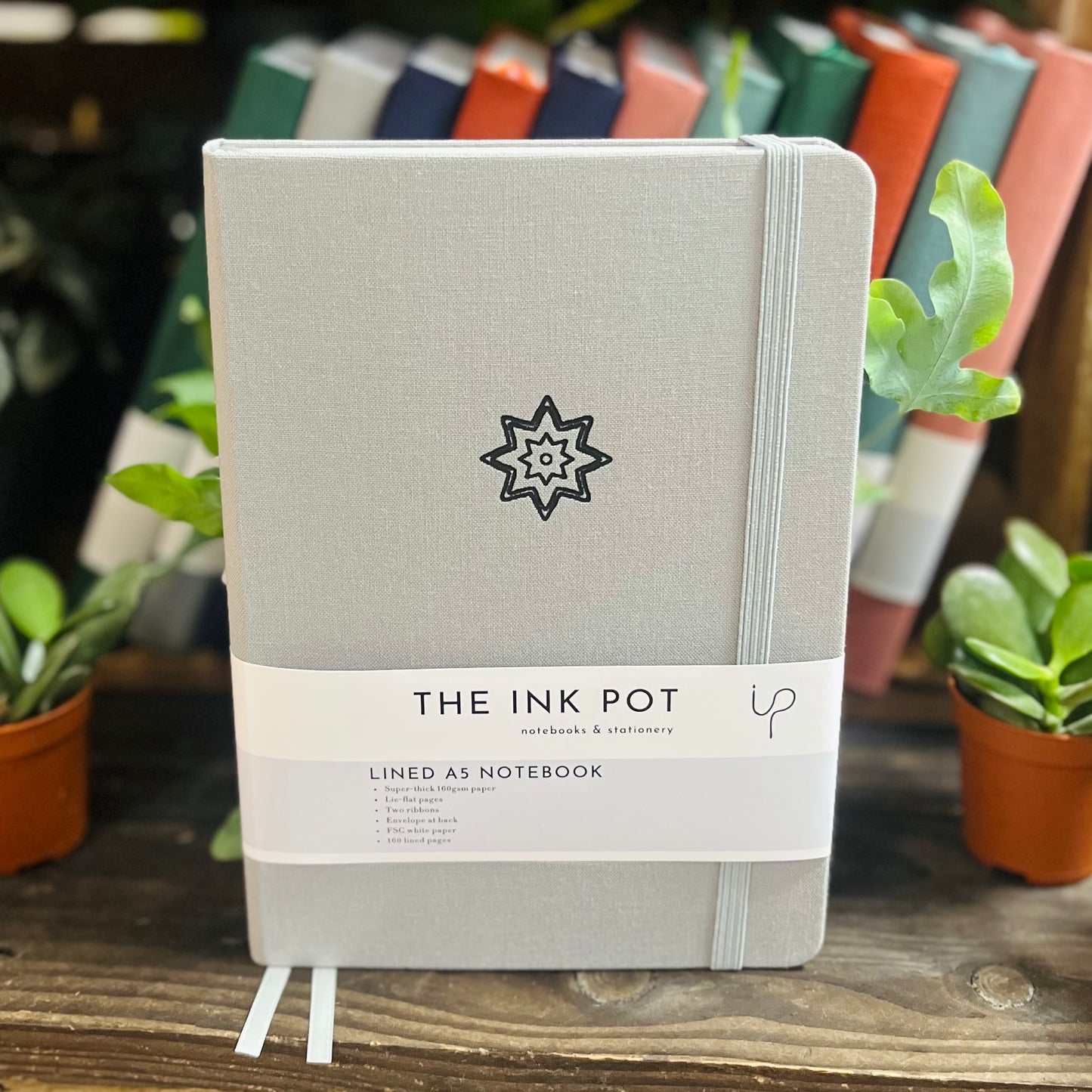 Grey Lined Bullet Journal