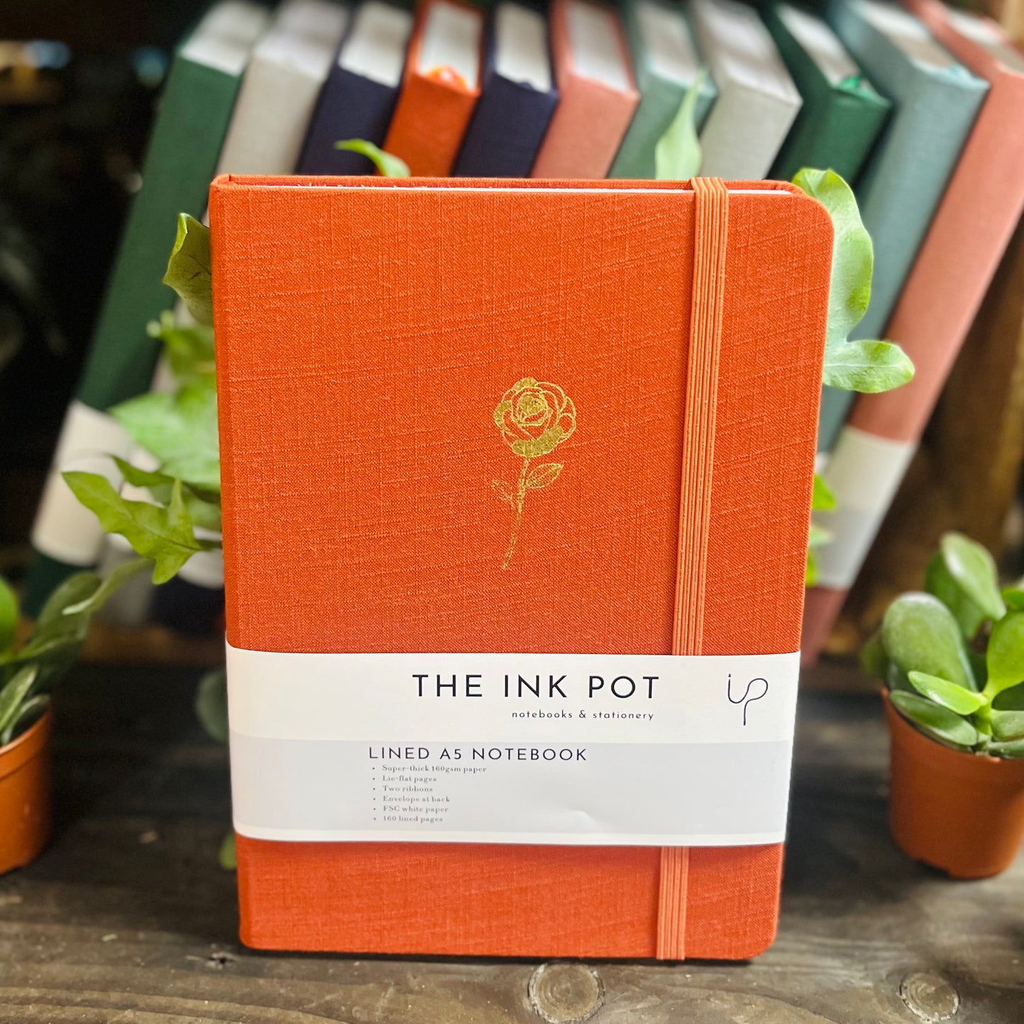 Burnt Orange Lined Journal