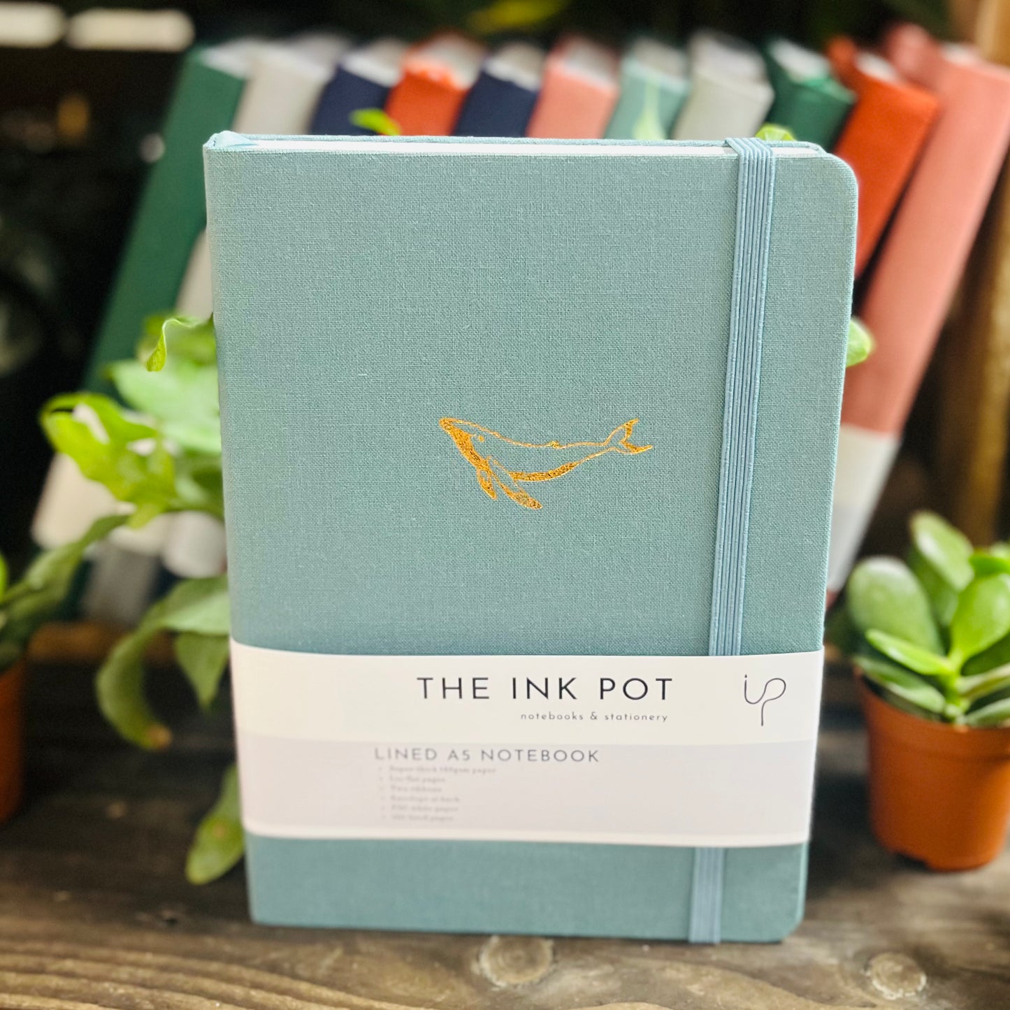 Teal Lined Bullet Journal