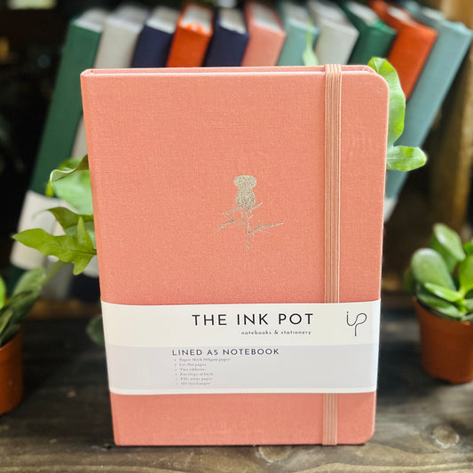 Salmon Pink Lined Bullet Journal