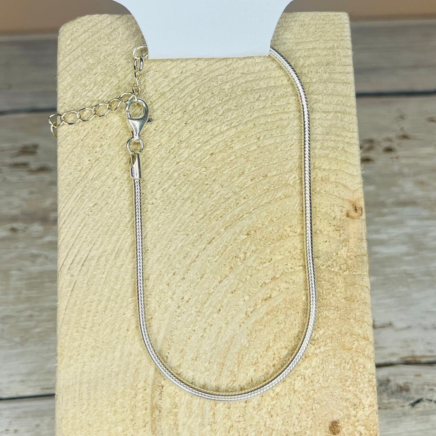 Silver Cable Chain Bracelet