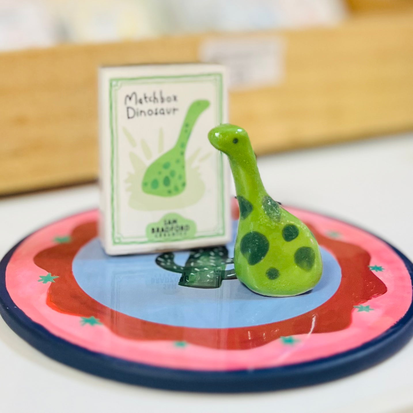 Matchbox Dinosaur - Sam Bradford Ceramics