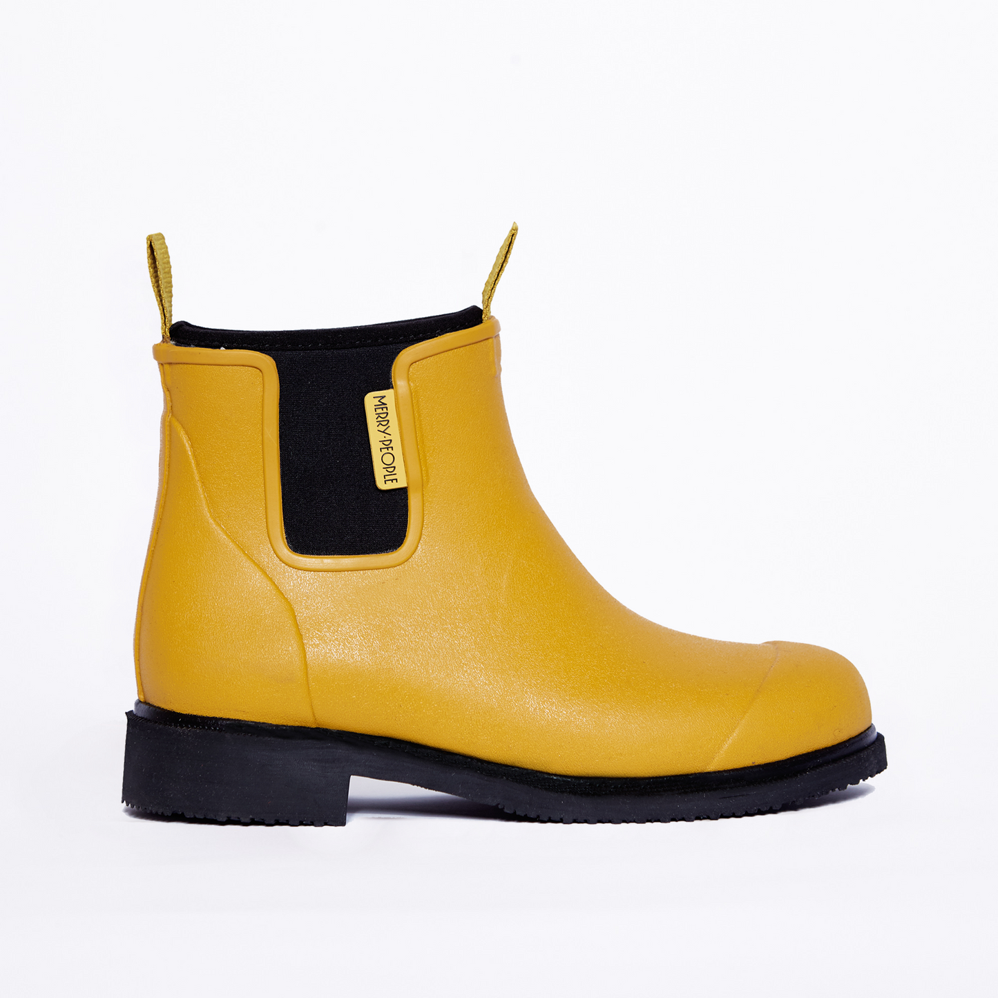 Bobbi Wellington Boot - Mustard Yellow & Black