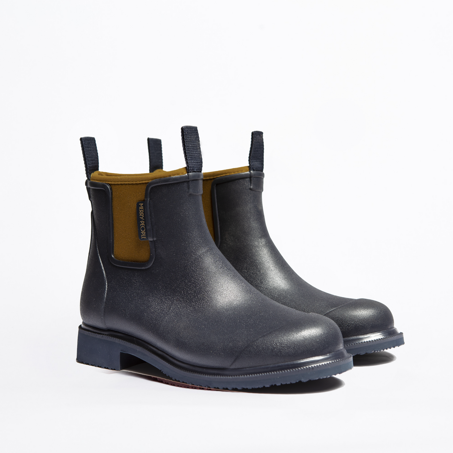 Bobbi Wellington Boot - Oxford Blue & Tan