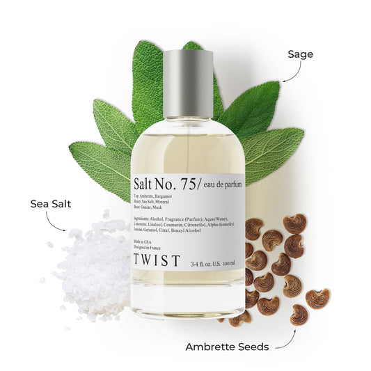 Twist Salt No. 75 Wood Sage & Sea Salt Perfume