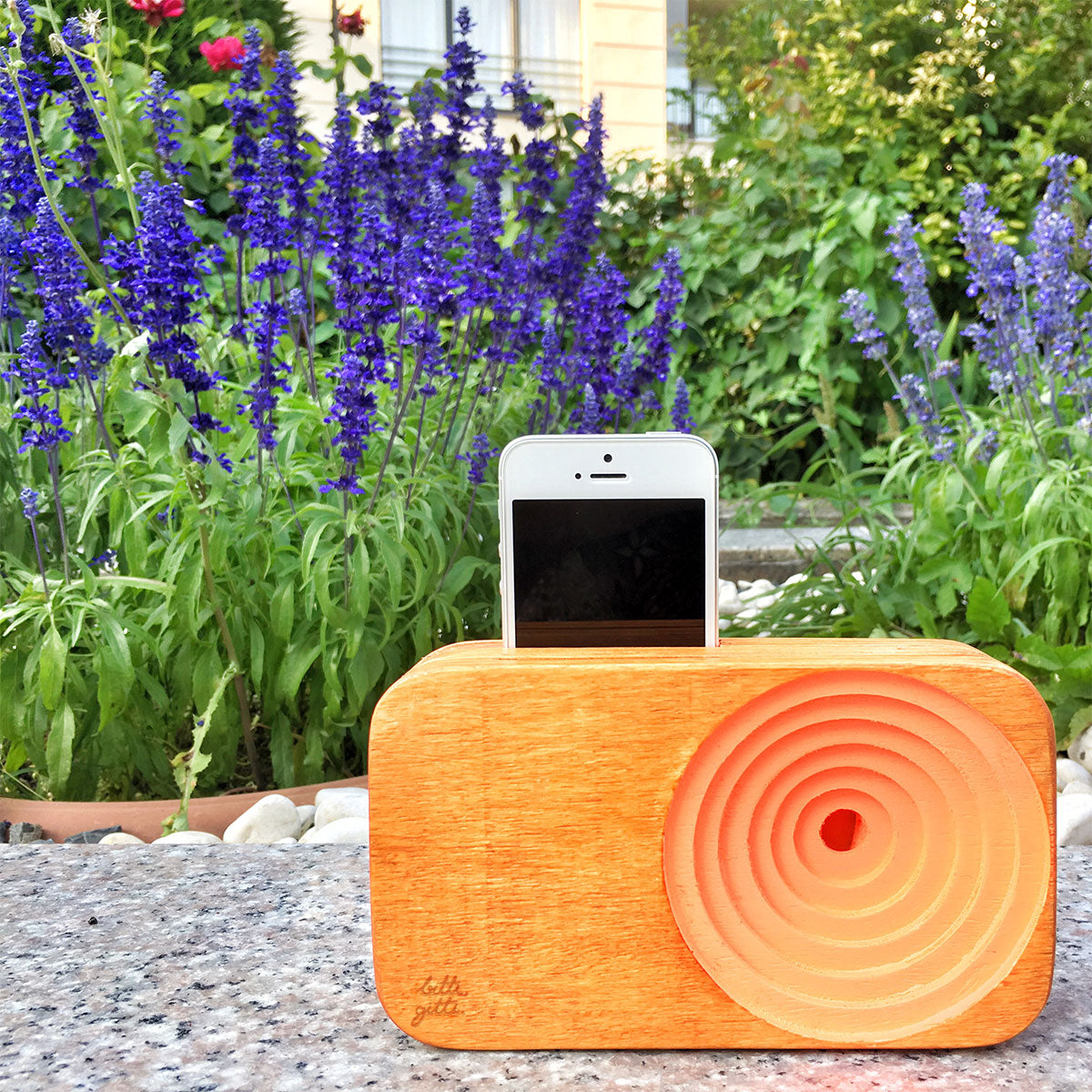 Bitti gitti wooden speaker