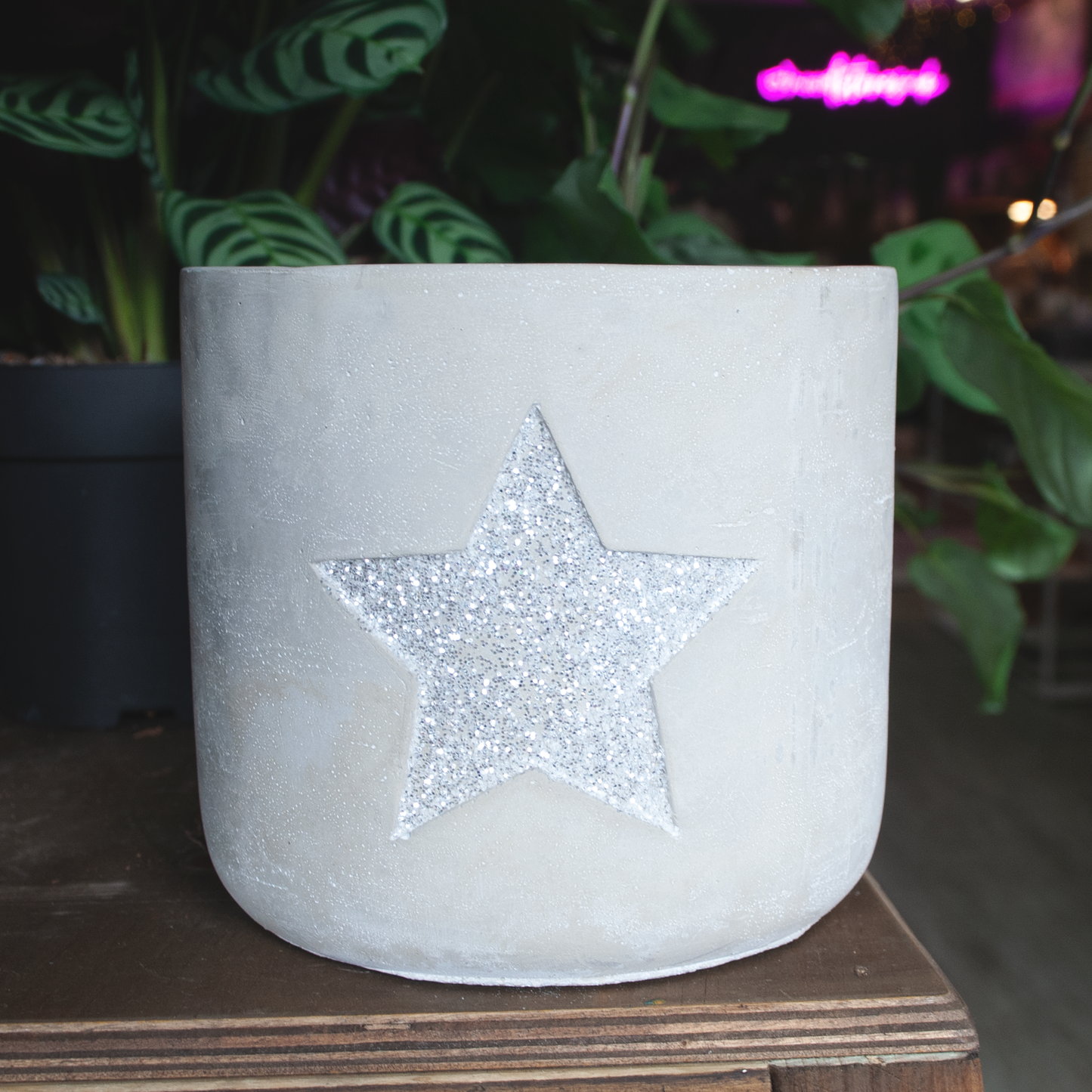 Silver Star Pot (16cm diameter)