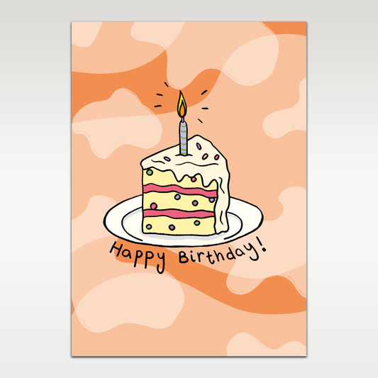 Birthday Cake Greetings card