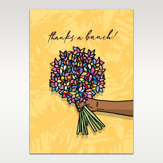 Thanks A Bunch! Greetings card