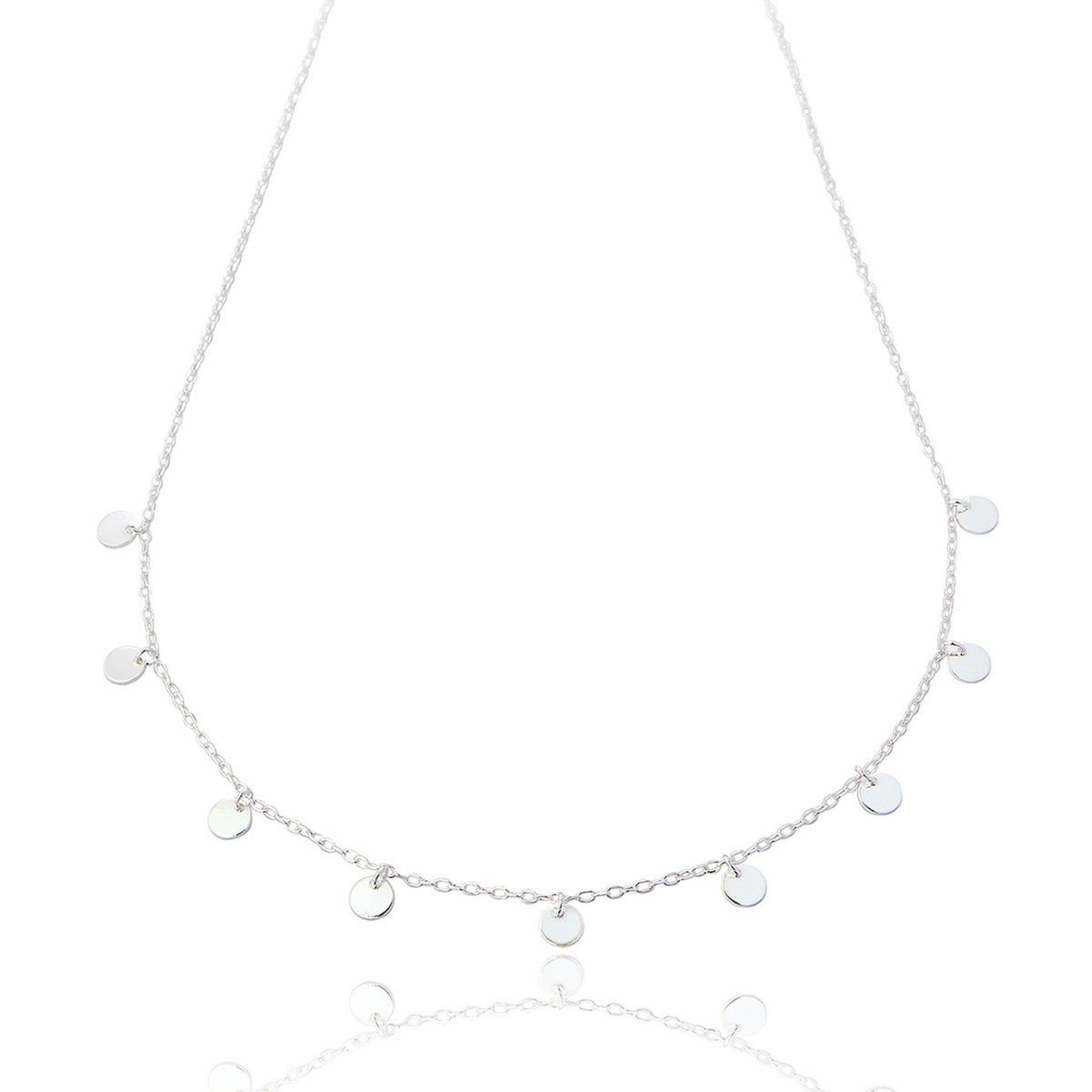 Carina Coin Silver Necklace