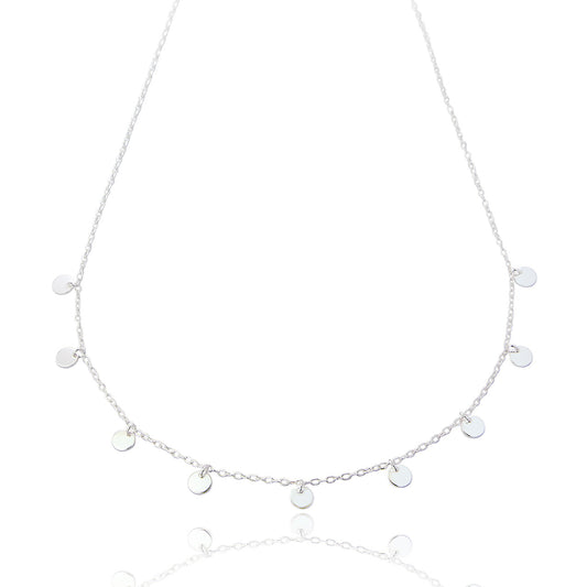 Carina Coin Silver Necklace
