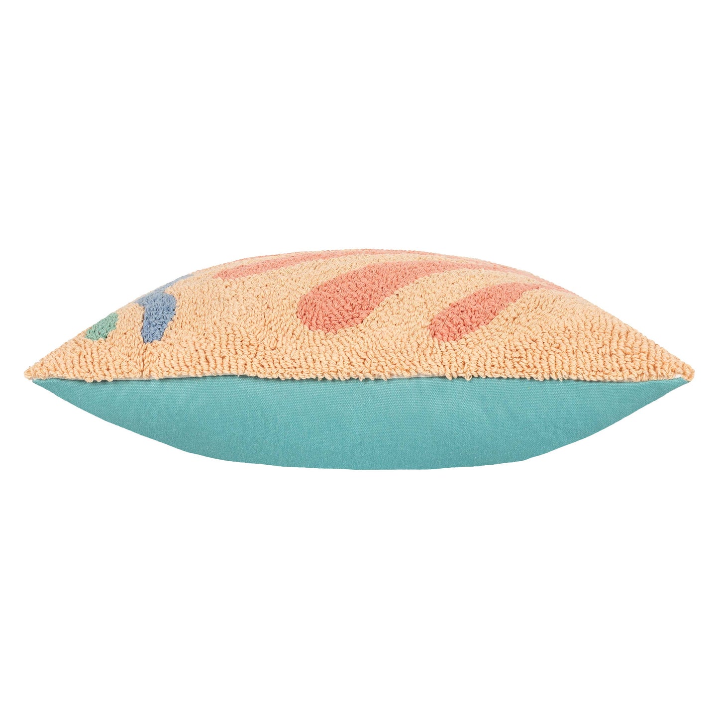 Corals Knitted Cushion Just Peachy: Just Peachy / Feather Filled / 45 x 45cm