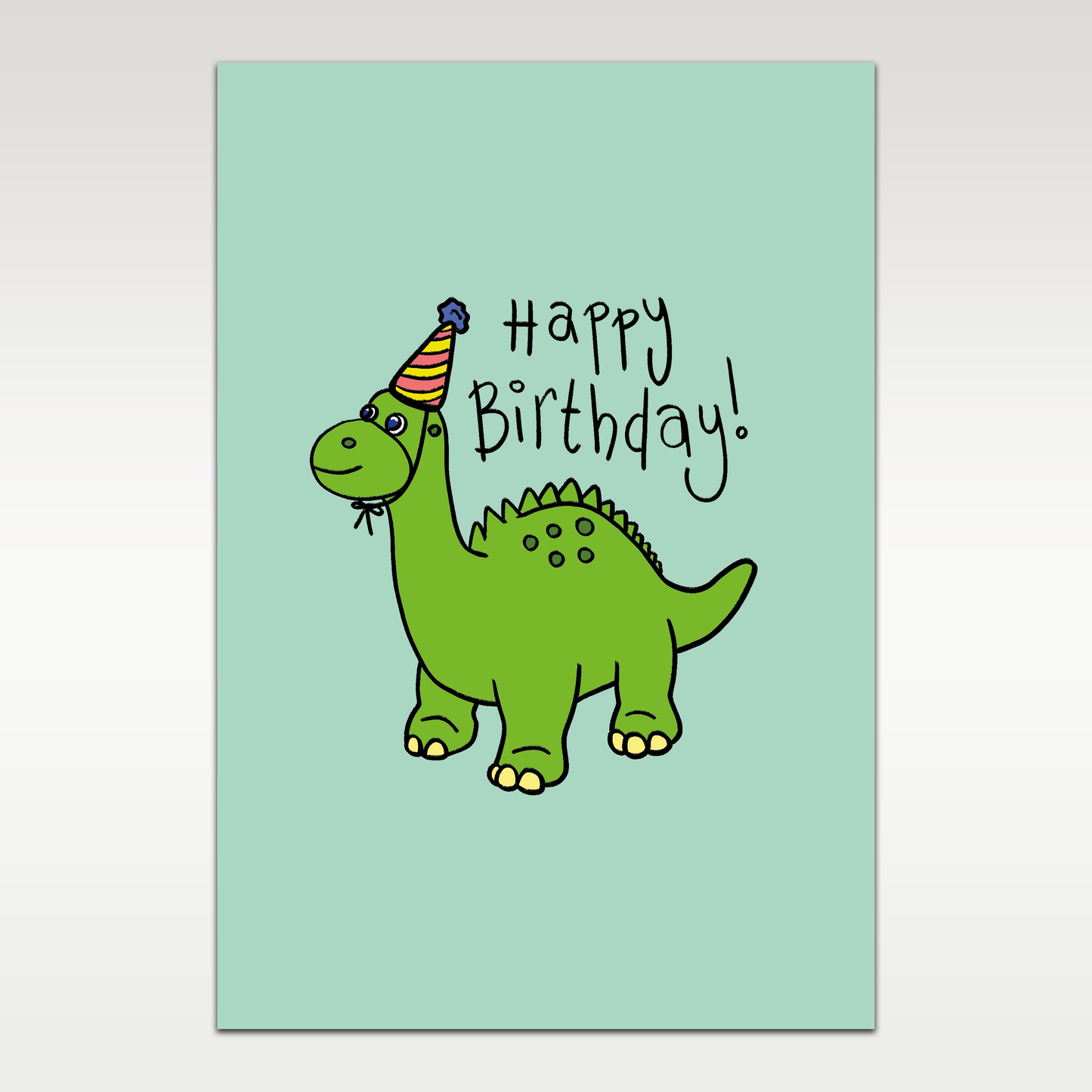 Happy Birthday Dinosaur Greetings card