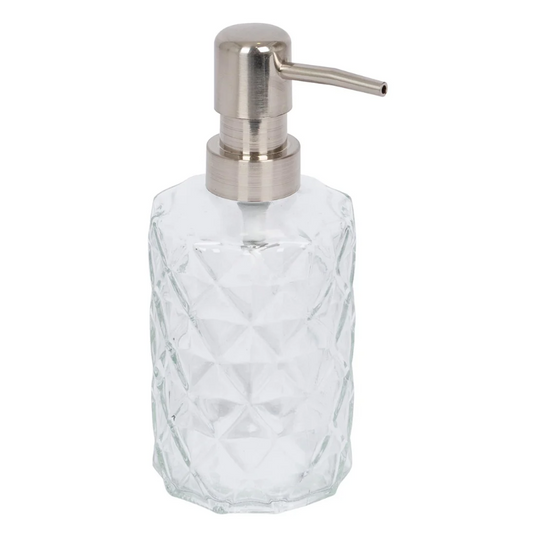 Prism Glass Soap Dispenser