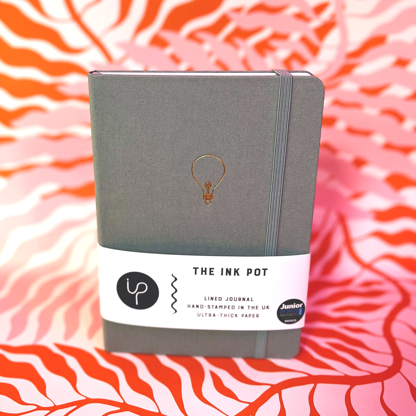 Light Bulb Grey Lined Journal