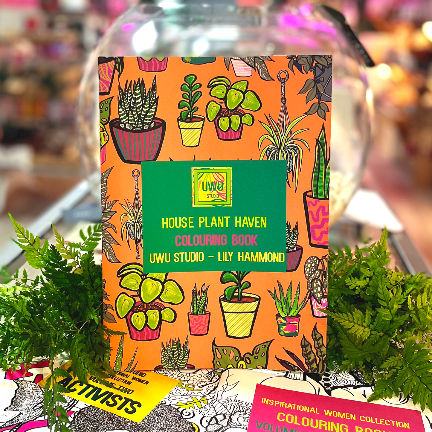 House Plant Haven Colouring Book