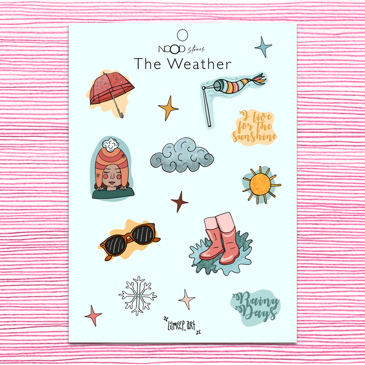 The Weather Sticker Sheet