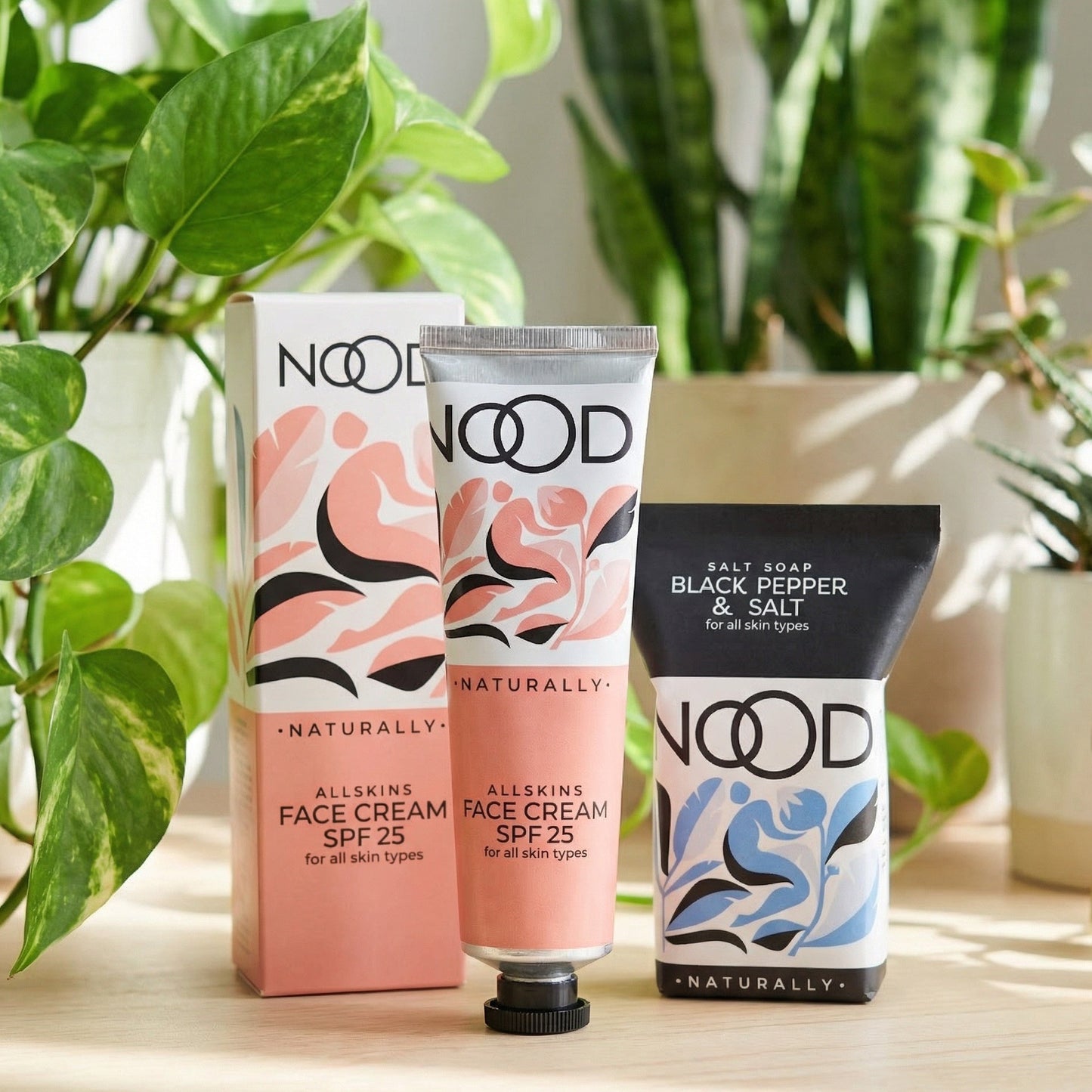 Natural Skincare Subscription Box – Salt Soap & Face Cream SPF25