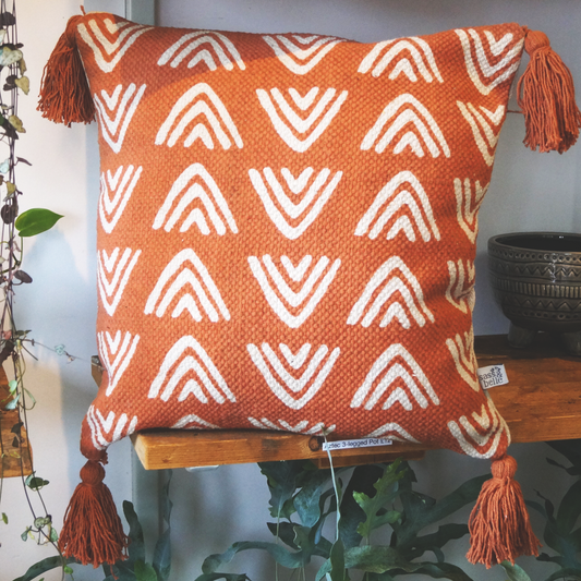 Triangle Print Cushion