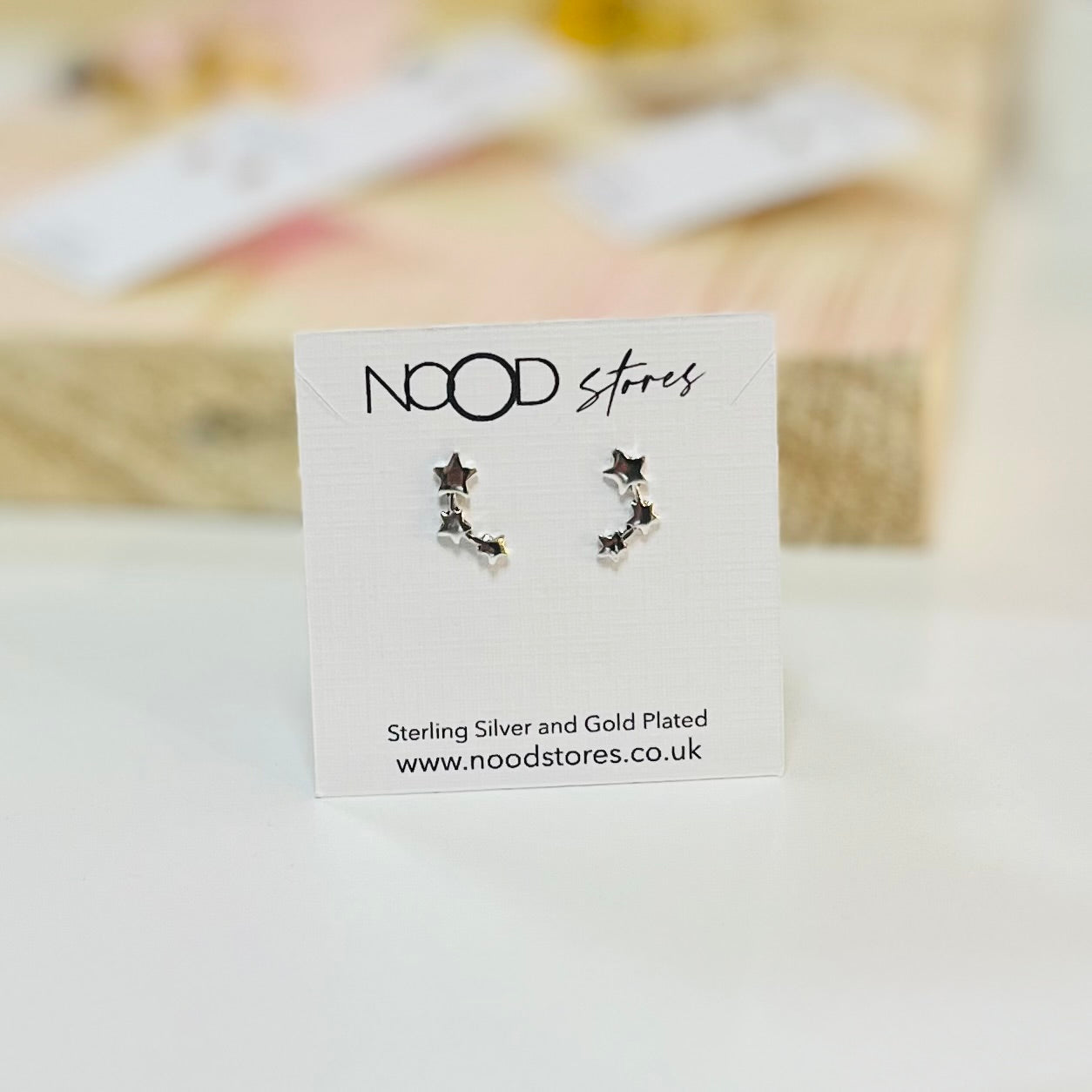 Triple Star Studs - Silver